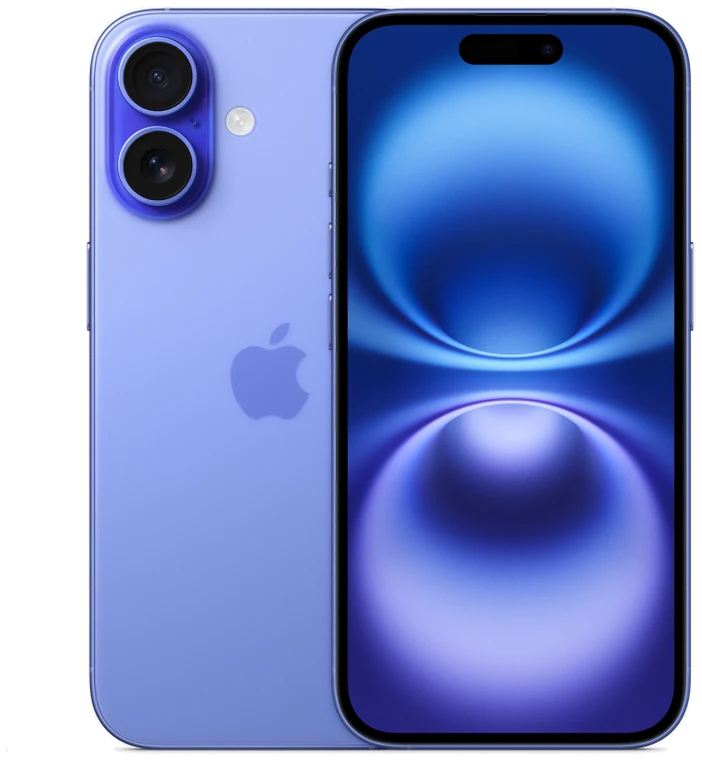 iPhone 16 in Ultramarine