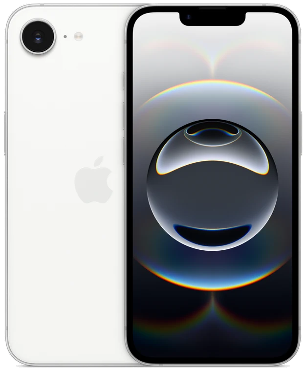 iPhone 16e in White