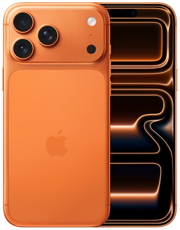 iPhone 17 Pro Max in Cosmic Orange