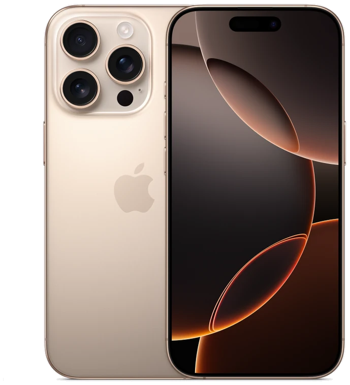iPhone 16 Pro in Desert Titanium