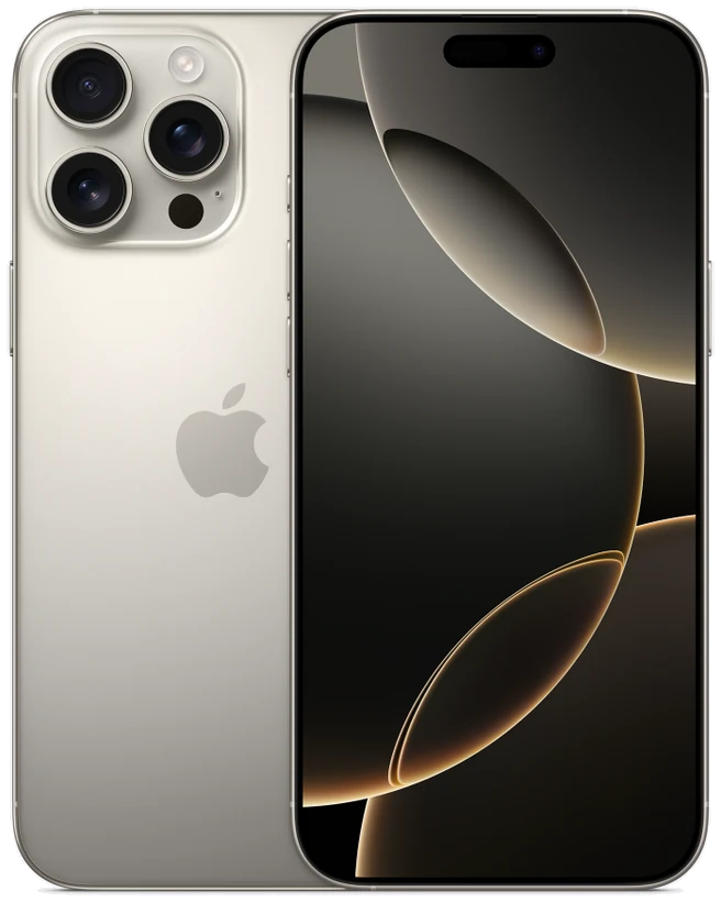 iPhone 16 Pro Max in Natural Titanium